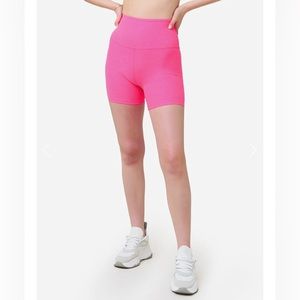 Beyond Yoga Spacedye Electric Pink All For Run Short